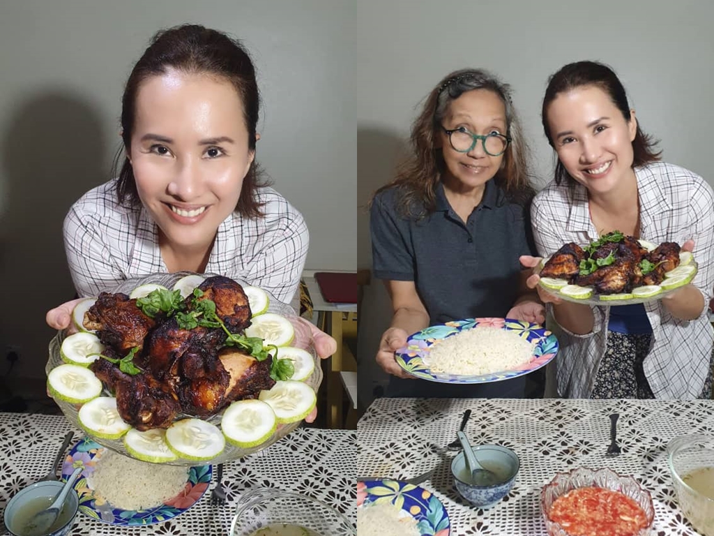 Iman Corinne bantu ibu mertua niaga nasi ayam ‘homemade’