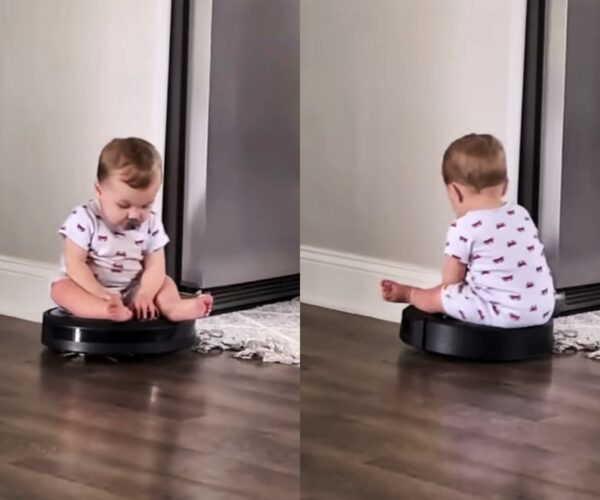 Video bayi atas ‘robot vacuum’ cuit hati netizen