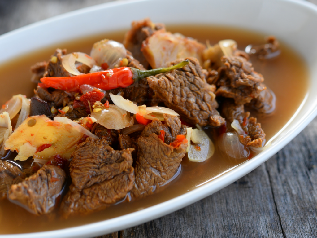 Resepi daging singgang Kelantan beraroma