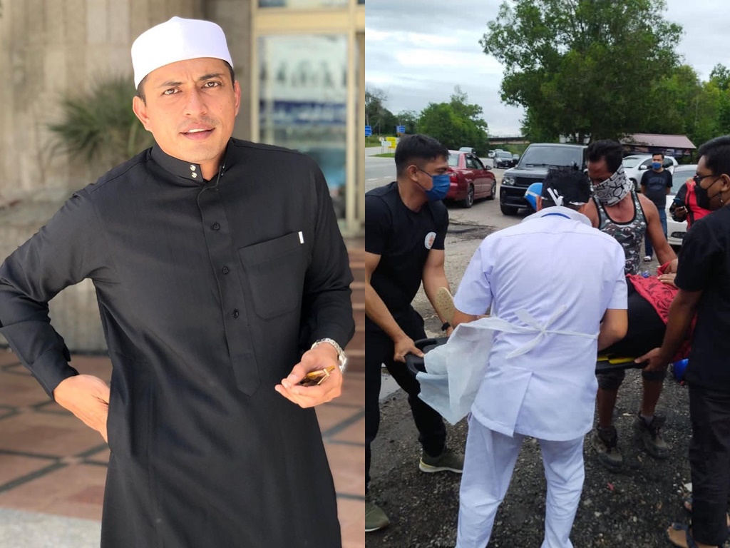 Adi Putra bantu mangsa kemalangan di Pahang