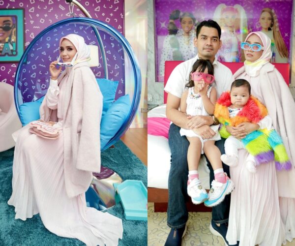 Ummi Nazeera bawa keluarga ‘staycation’ di hotel tema Barbie pertama di Malaysia
