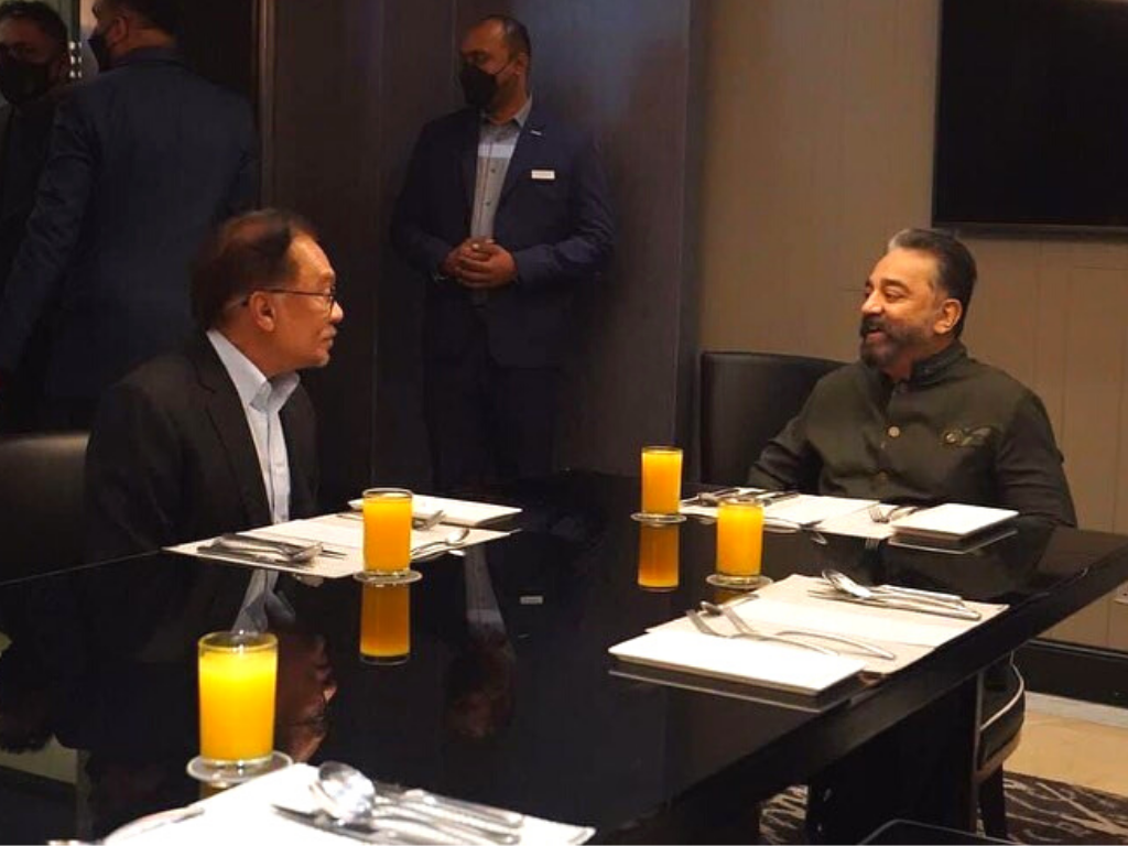 Anwar Ibrahim sempat ‘lepak’ dengan Kamal Haasan