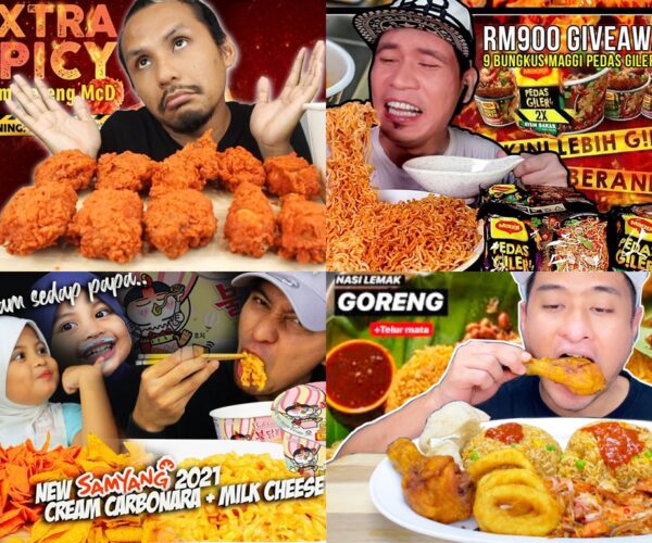 6 YouTuber mukbang terkenal di Malaysia