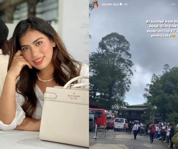 Yazmin Aziz cemas berdepan gempa bumi di Filipina