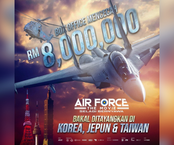 “Air Force The Movie” bakal tayang di Korea, Jepun dan Taiwan