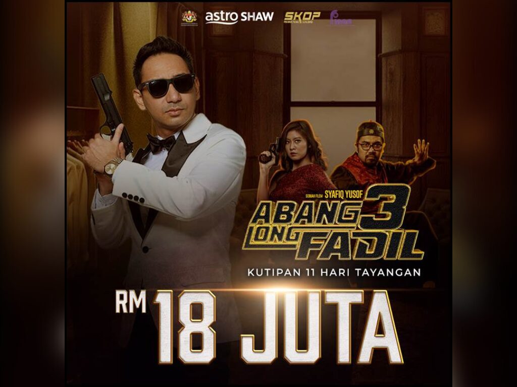 “Abang Long Fadil 3” raih RM18 juta dalam 11 hari