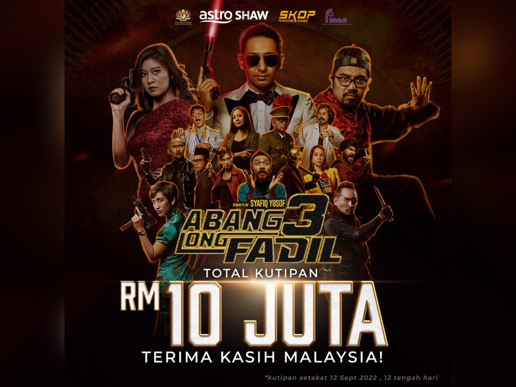 “Abang Long Fadil 3” raih RM10 juta dalam 5 hari