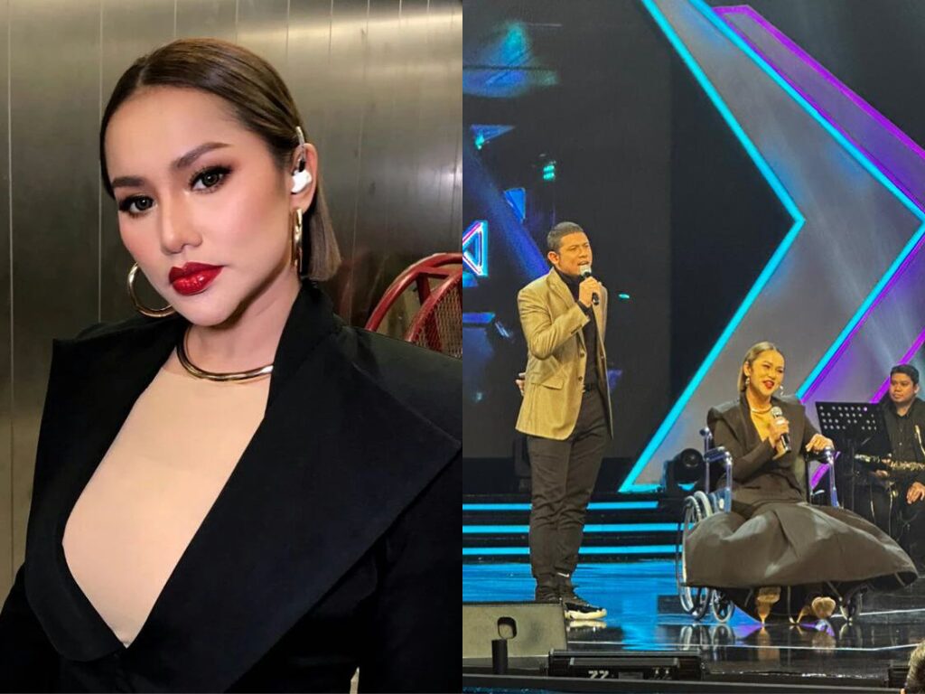Lutut cedera, Elly Mazlein tetap beraksi di pentas GV9