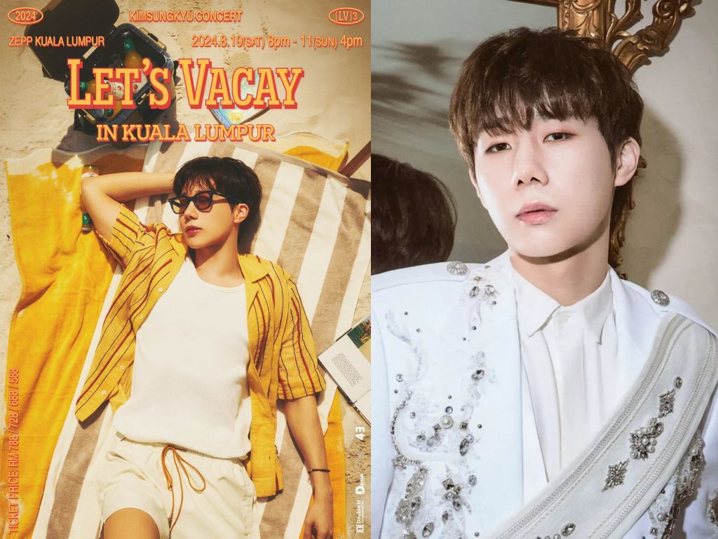 Kuala Lumpur jadi hentian pertama konsert solo ‘Kim Sung Kyu 2024 [LV3: Let’s Vacay] Asia Tour’