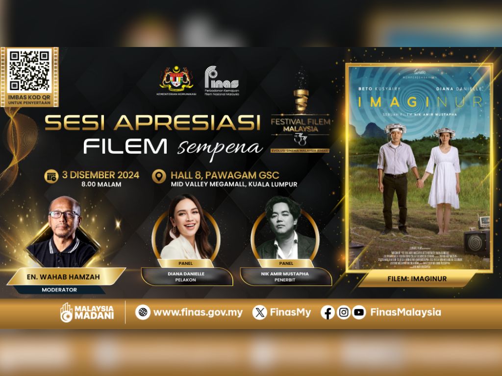 FINAS anjur sesi tayangan dan apresiasi calon Filem Terbaik FFM33