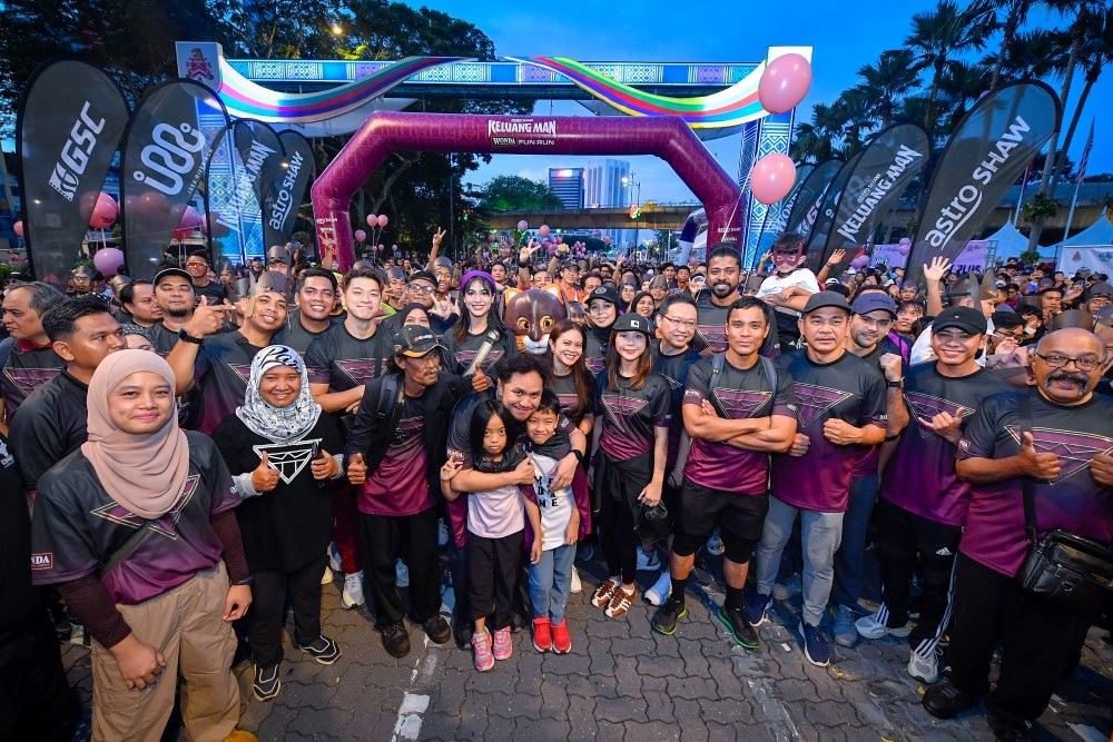 Larian adiwira 'Keluang Man Wonda Fun Run' himpun lebih 7,000 peserta 2 ASR1221