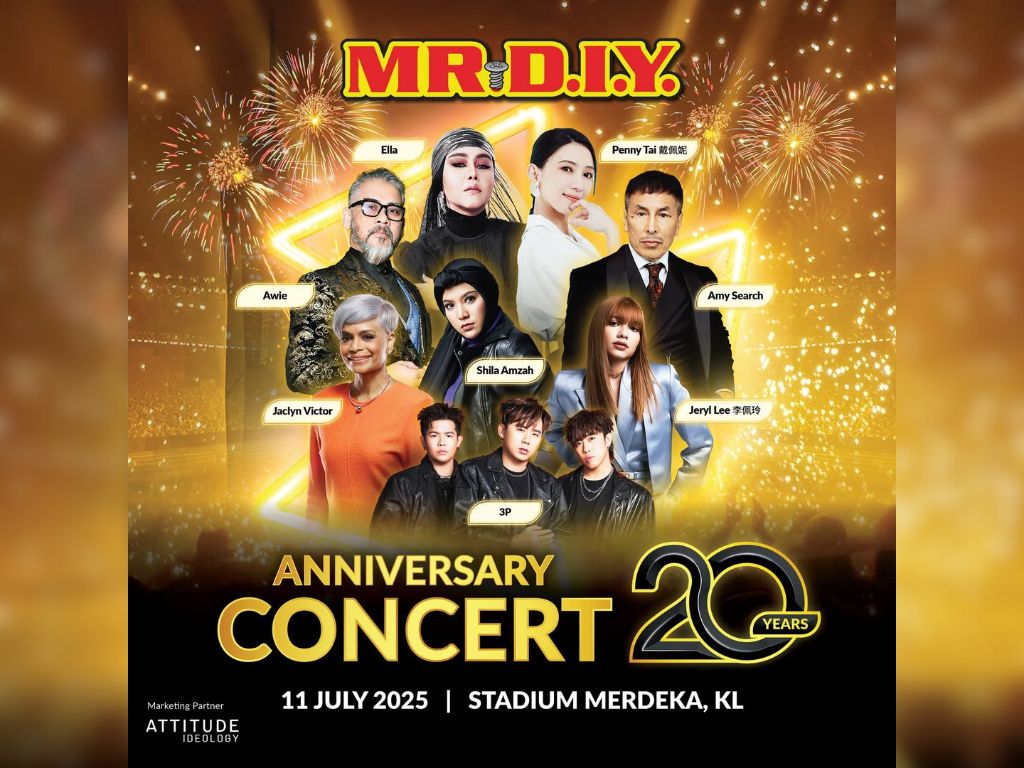 MR.DIY tambah 2,540 tiket eksklusif konsert ulang tahun ke-20