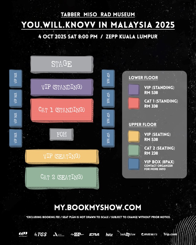 you.will.knovv bawa Tabber, Rad Museum, Miso ke Malaysia Oktober ini | MissMynah you.will.knovv bawa Tabber, Rad Museum, Miso ke Malaysia Oktober ini, konsert jelajah, label rekod, Miso, penyanyi, r&b, Rad Museum, selebriti, Tabber, you.will.knovv, MissMynah