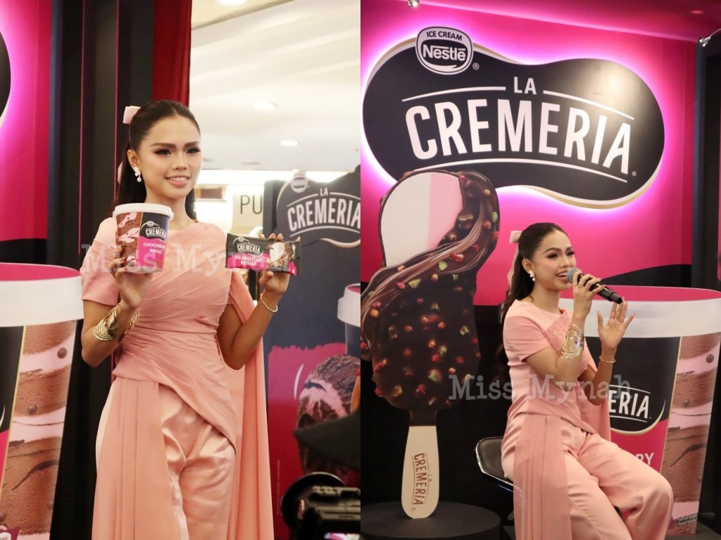 Bella Astillah dilantik wajah rasmi Nestlé La Cremeria | MissMynah Bella Astillah dilantik wajah rasmi Nestlé La Cremeria, ais krim, bella astillah, ChocoBerry Royale Pint, Neapolitan Royale Stick, Nestlé (Malaysia) Berhad, Nestlé La Cremeria, pelakon, penyanyi, MissMynah