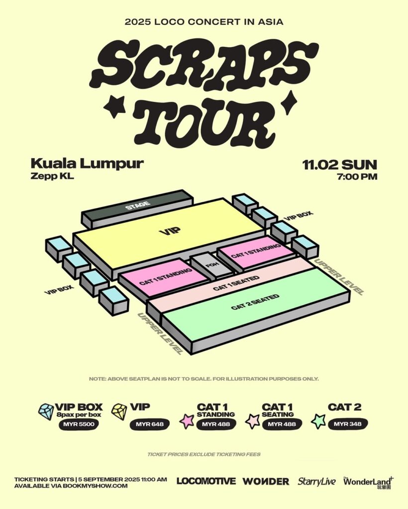 Loco bawa konsert jelajah "Scraps" ke Malaysia November ini | MissMynah Loco bawa konsert jelajah "Scraps" ke Malaysia November ini, hip hop, konsert, loco, muzik, penyanyi, selebriti, MissMynah