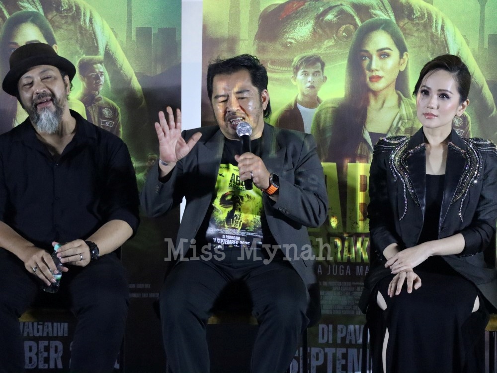 "Abu Si Raksasa" filem 'kaiju' pertama Malaysia | MissMynah "Abu Si Raksasa" filem 'kaiju' pertama Malaysia, adam shahz, afieq shazwan, azhar sulaiman, filem, jaa suzuran, Maria Farida, pelakon, pengarah, Ramdan Che Hassan, selebriti, Sophia Al-Barakbah, zalif sidek, MissMynah