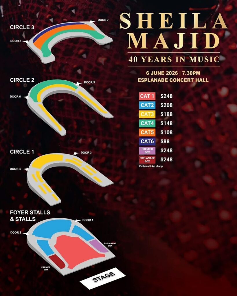 Konsert Sheila Majid: 40 Years in Music ke Singapura tahun depan, muzik, penyanyi, sheila majid, MissMynah