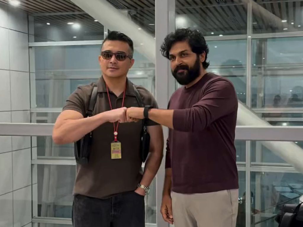 Aaron Aziz sambut kedatangan Karthi di Malaysia