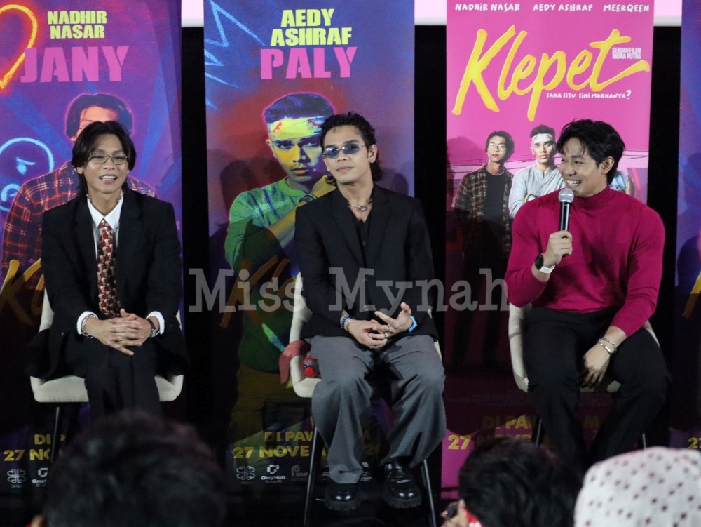 Keserasian Aedy, Nadhir, Meerqeen hidupkan "Klepet", aedy ashraf, filem, Indra Putra, meerqeen, nadhir nasar, pelakon, sanji, selebriti, MissMynah