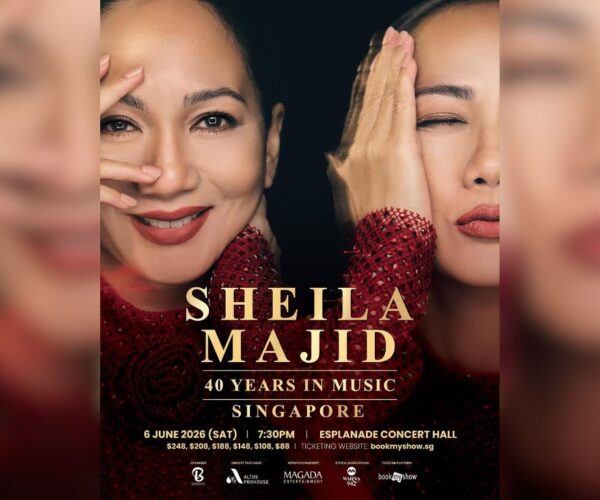 Konsert Sheila Majid: 40 Years in Music ke Singapura tahun depan
