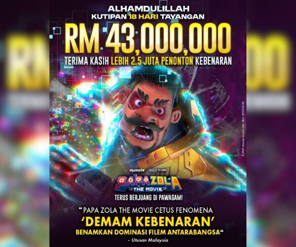 ‘Demam Kebenaran’ melanda, “Papa Zola The Movie” raih RM43 juta