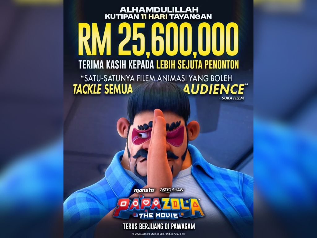 “Papa Zola The Movie” raih RM25.6 juta dalam 11 hari
