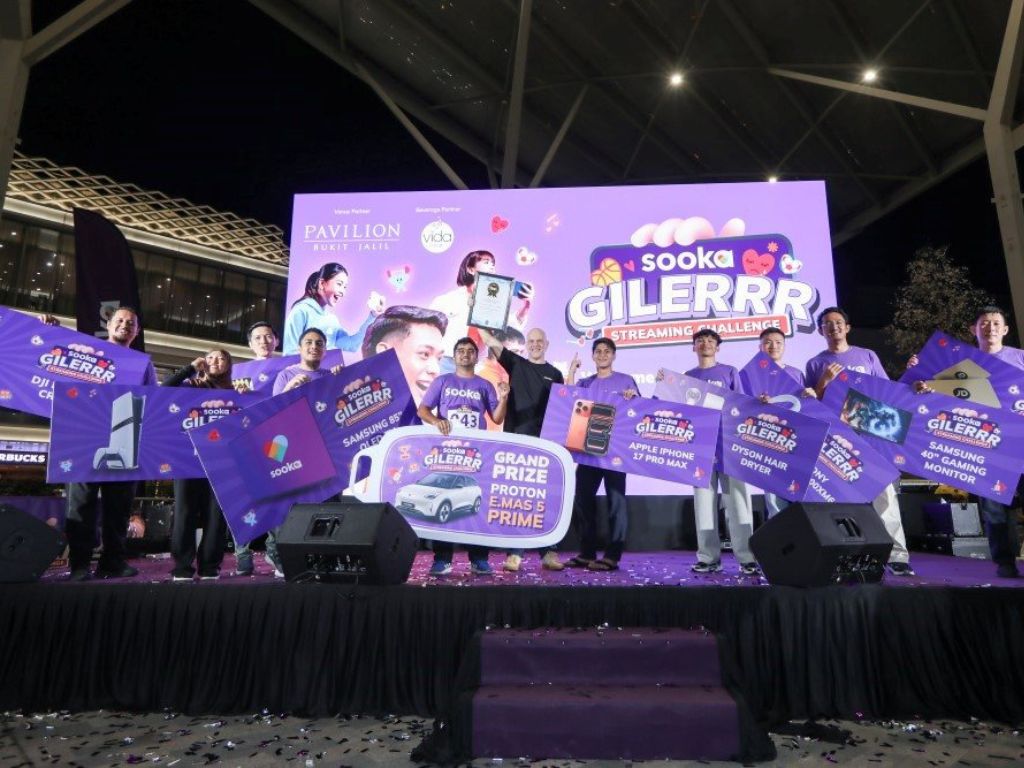 sooka Gilerrr Streaming Challenge diiktiraf Malaysia Book of Records