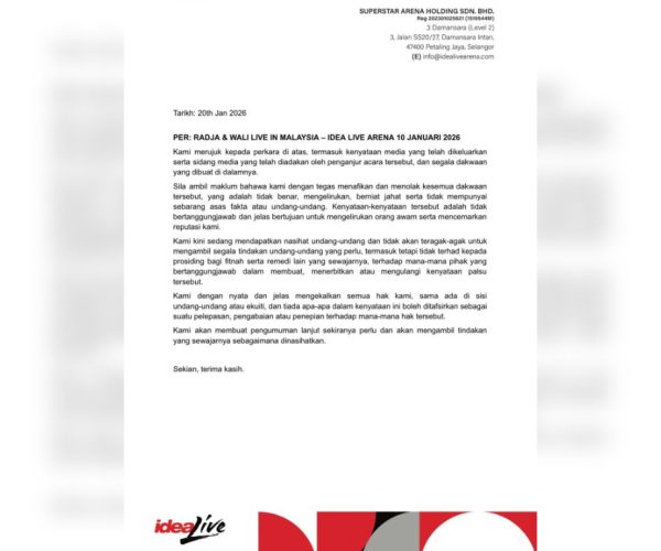 Idea Live Arena tegaskan dakwaan penganjur konsert tidak benar