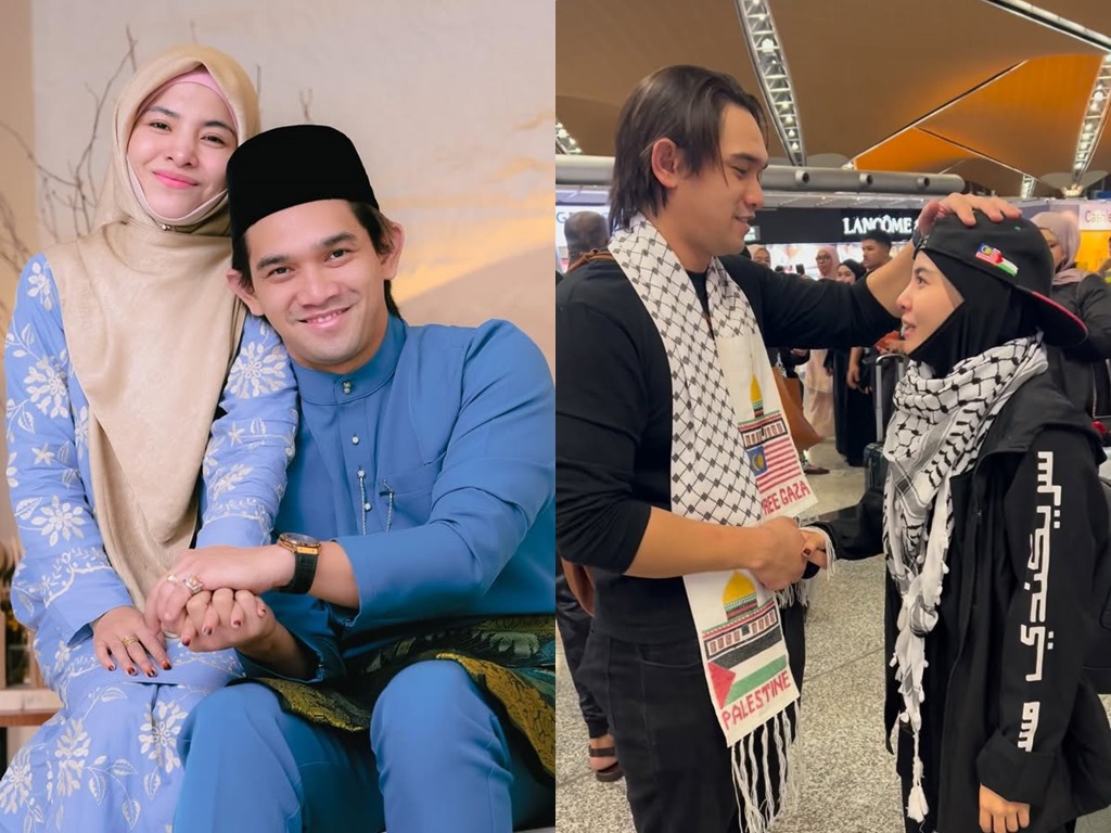 Syukur isteri tak kejar dunia, Nadzmi Adhwa titip doa buat Ardell Aryana
