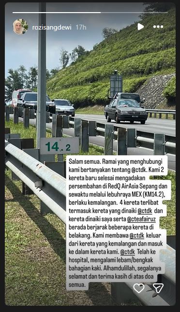 "Alhamdulillah, bengkak dah surut" – Siti Nurhaliza beri perkembangan selepas kemalangan, biduanita negara, penyanyi, selebriti, siti nurhaliza, MissMynah