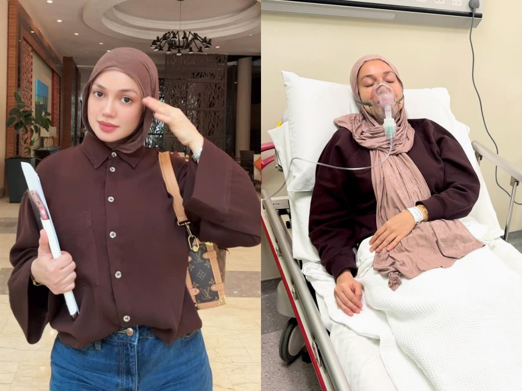 Puteri Sarah masuk wad kecemasan, alami batuk berpanjangan dan ulser tekak