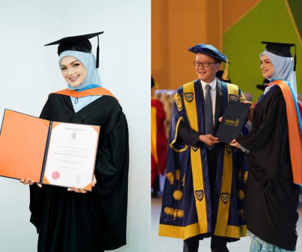 Siti Nurhaliza terima Ijazah Sarjana Kehormat Seni Kreatif dan Media