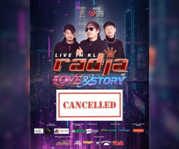Konsert Revolusi Radja 25 Tahun dibatalkan atas isu teknikal