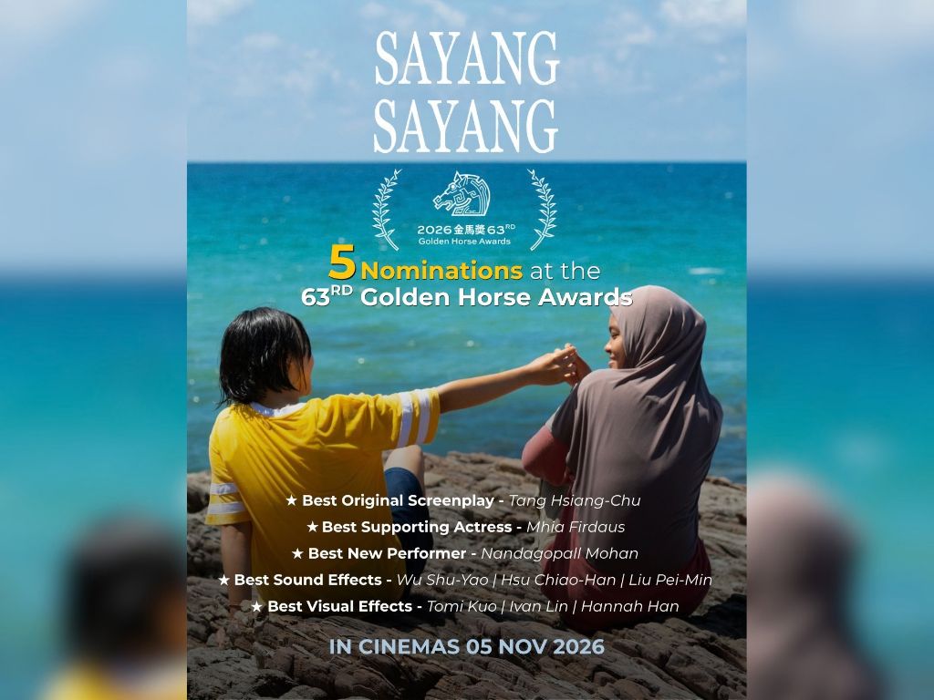 Filem “Sayang Sayang” raih lima pencalonan di Anugerah Golden Horse ke-63